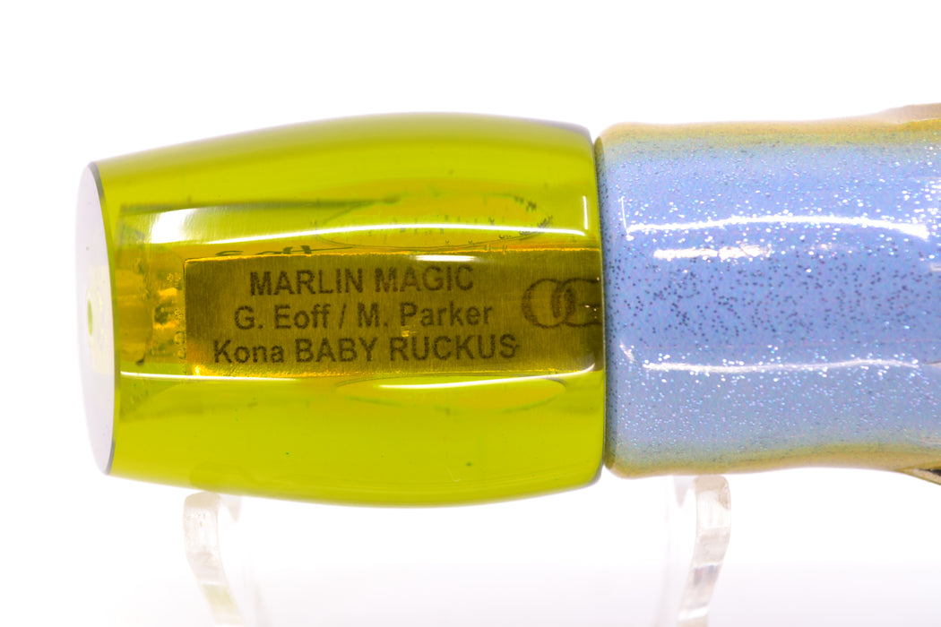 Marlin Magic Green/Gold Awabi Taxi Eyes Baby Ruckus 10" 6.3oz FT Vinyl Yellowfin