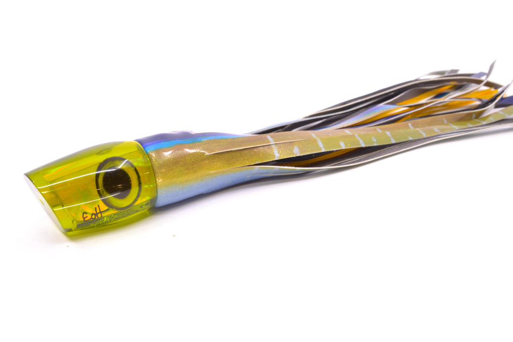 Marlin Magic Green/Gold Awabi Taxi Eyes Baby Ruckus 10" 6.3oz FT Vinyl Yellowfin