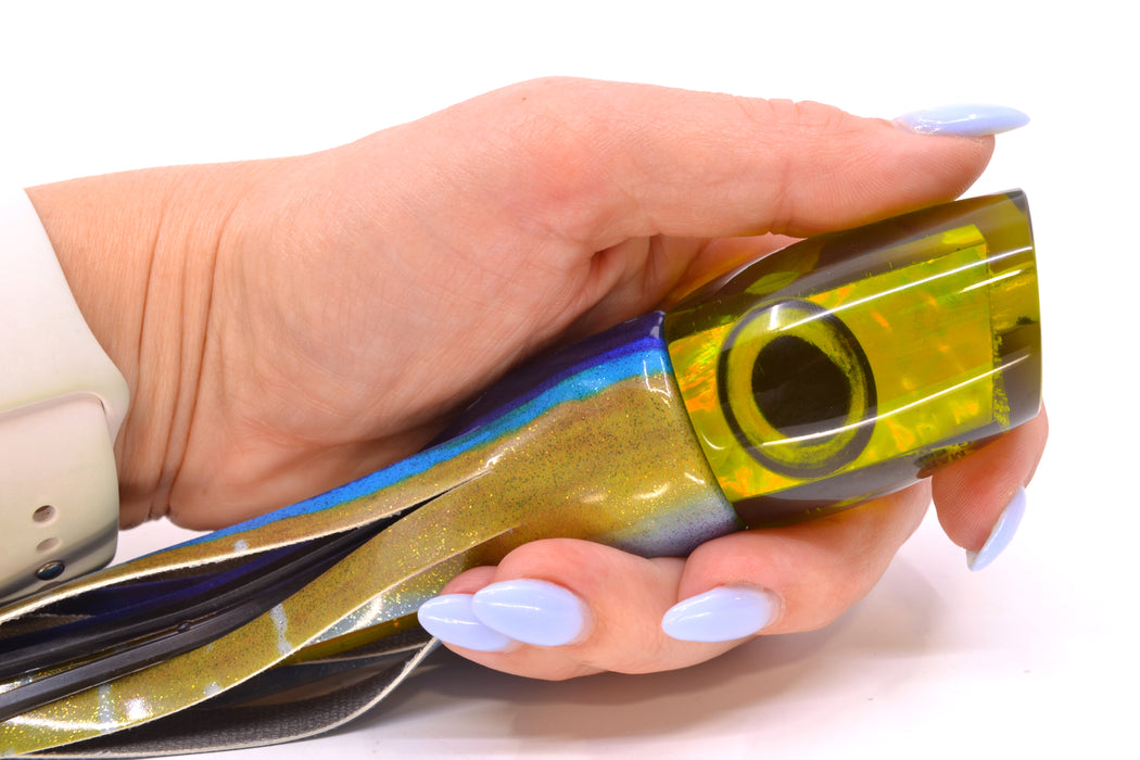 Marlin Magic Green/Gold Awabi Taxi Eyes Baby Ruckus 10" 6.3oz FT Vinyl Yellowfin