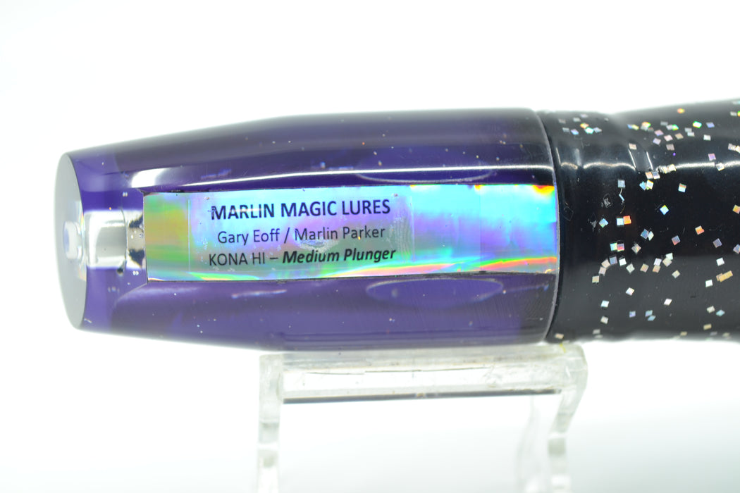 Marlin Magic Purple MOP Purple Back Taxi Eyes Medium Plunger 10" 7.7oz Skirted