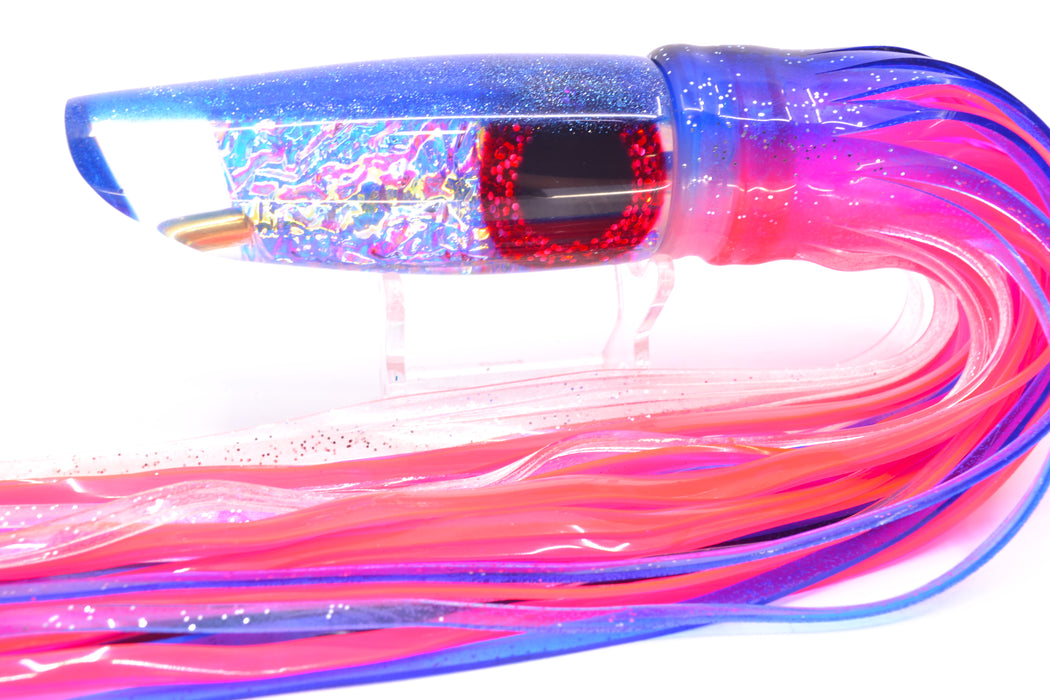 Coggin Lures Ice Dichro Blue Back Old Style Stick Troll Swimmer 12" 7oz Skirted