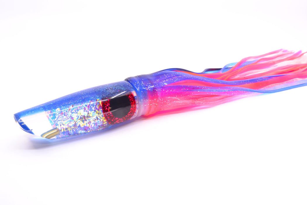 Coggin Lures Ice Dichro Blue Back Old Style Stick Troll Swimmer 12" 7oz Skirted