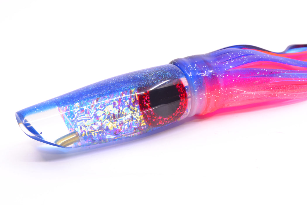 Coggin Lures Ice Dichro Blue Back Old Style Stick Troll Swimmer 12" 7oz Skirted