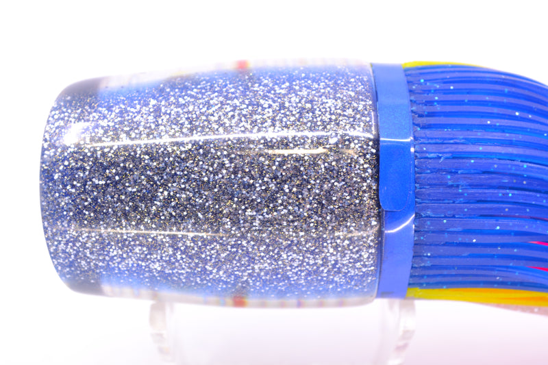 Amaral Lures Silver Pearl Rainbow Scale Ice Blue Stripes Blue Back Ta'aroa 14" 9oz