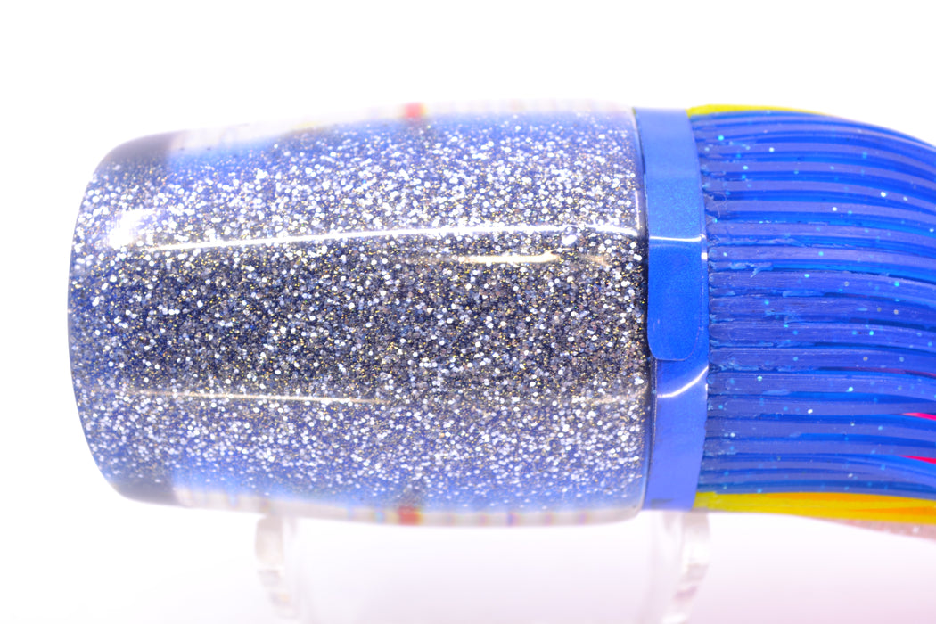Amaral Lures Silver Pearl Rainbow Scale Ice Blue Stripes Blue Back Ta'aroa 14" 9oz