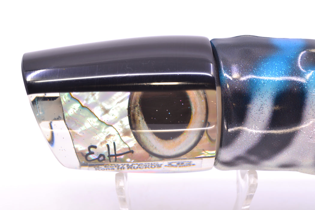 Marlin Magic White Abalone Black Back Taxi Eyes Ruckus 12" 9oz Fire Tailz Vinyl Wahoo