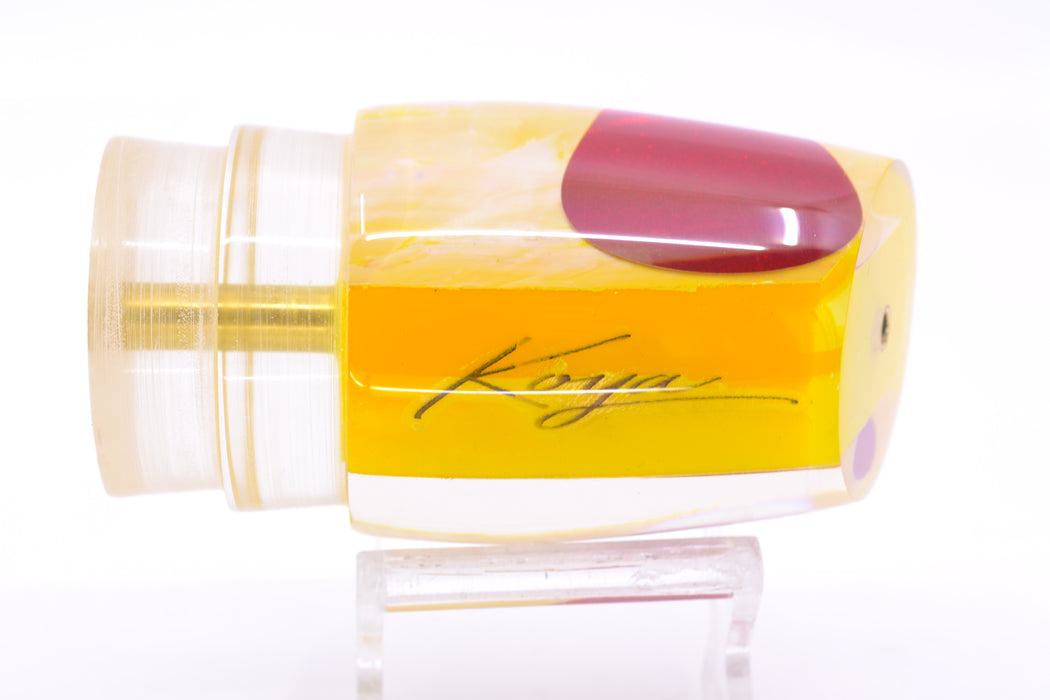Koya Lures Yellow MOP Red Eyes Large 861 14" 6.7oz