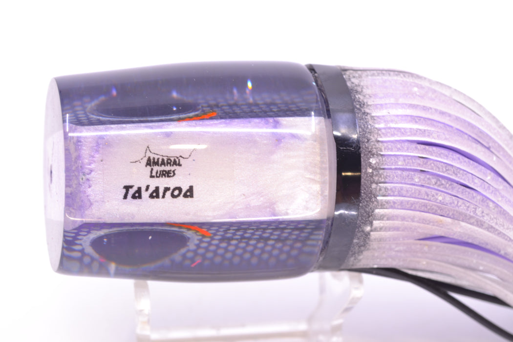 Amaral Lures Skipjack Purple Marbled Pearl Rainbow Scale Purple Back Ta'aroa 14" 9oz