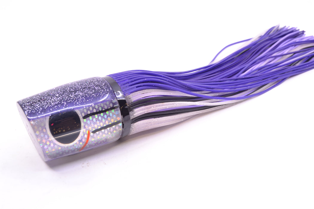 Amaral Lures Skipjack Purple Marbled Pearl Rainbow Scale Purple Back Ta'aroa 14" 9oz