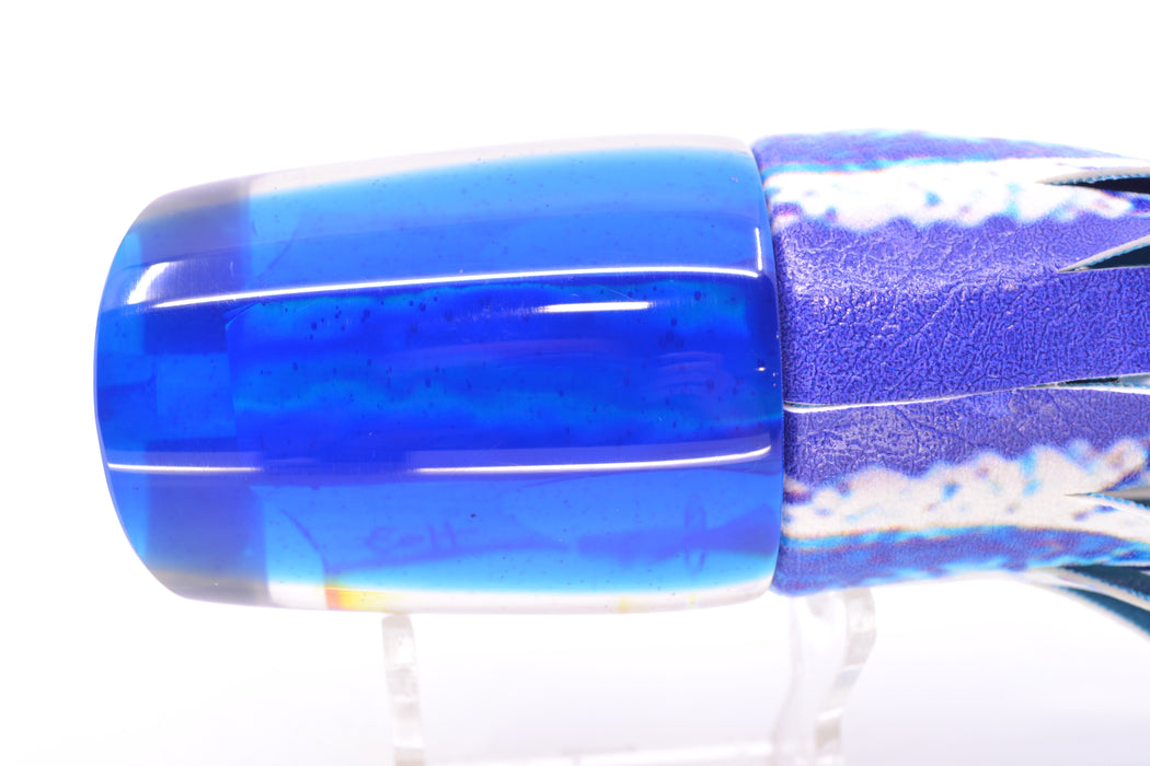 Marlin Magic White Awabi Blue Back Taxi Eyes Ruckus 12" 9oz ALV Vinyl Blue Ballyhoo