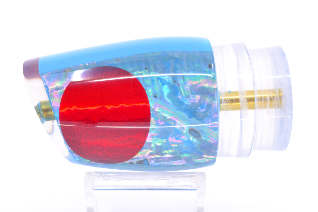 Koya Lures Ice Blue Awabi Shell Red Eyes Large 861 14" 6.7oz