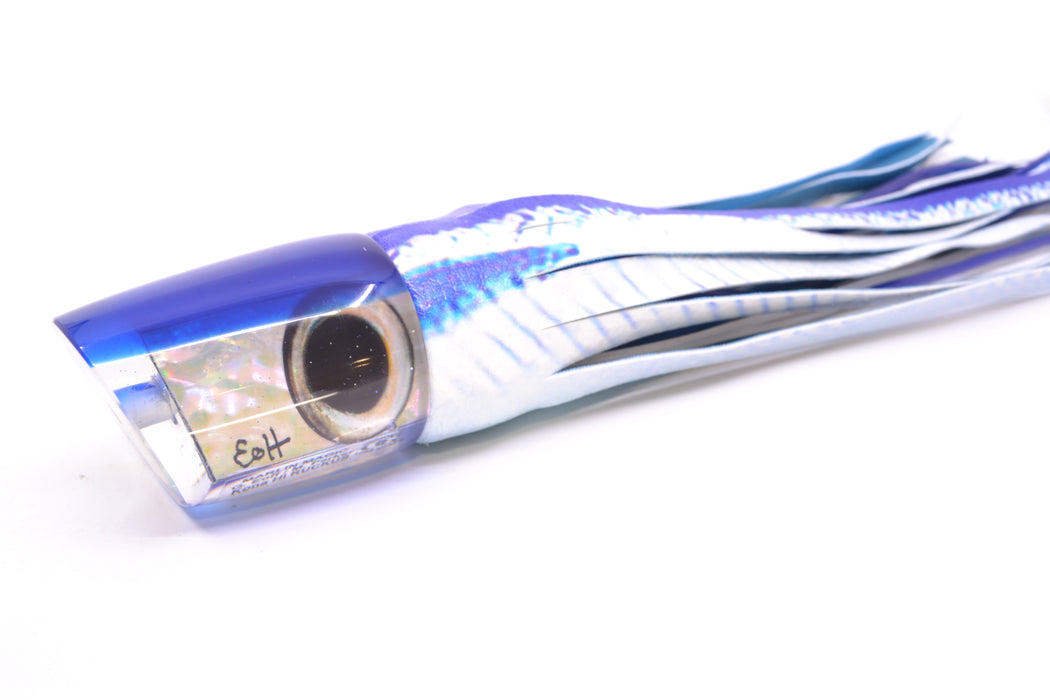 Marlin Magic White Awabi Blue Back Taxi Eyes Ruckus 12" 9oz ALV Vinyl Blue Ballyhoo