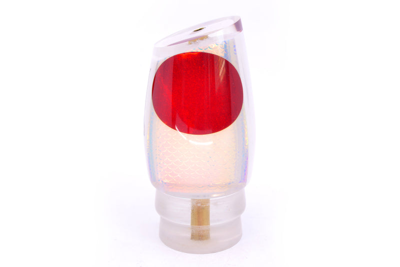 Koya Lures White Rainbow Scale Red Eyes Medium 861 12" 5.8oz GZE