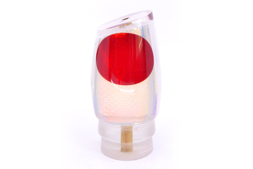 Koya Lures White Rainbow Scale Red Eyes Medium 861 12" 5.8oz