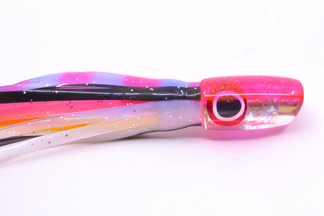 Coggin Lures Ice Rainbow Dichro Pink Back Tado Lo'ihi Peanut Scoop 4.5" 1oz Skirted Gay Bob GZE