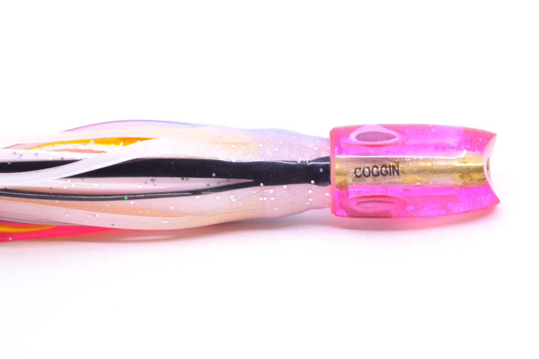 Coggin Lures Ice Rainbow Dichro Pink Back Tado Lo'ihi Peanut Scoop 4.5" 1oz Skirted Gay Bob GZE