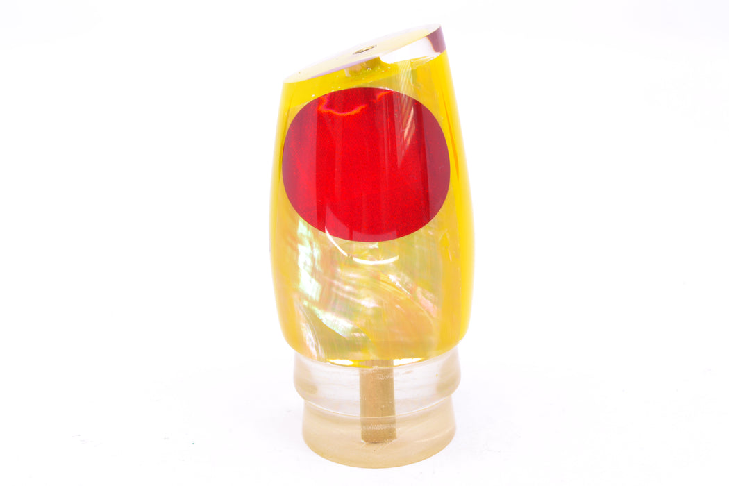 Koya Lures Yellow MOP Red Eyes Medium 861 12" 5.8oz