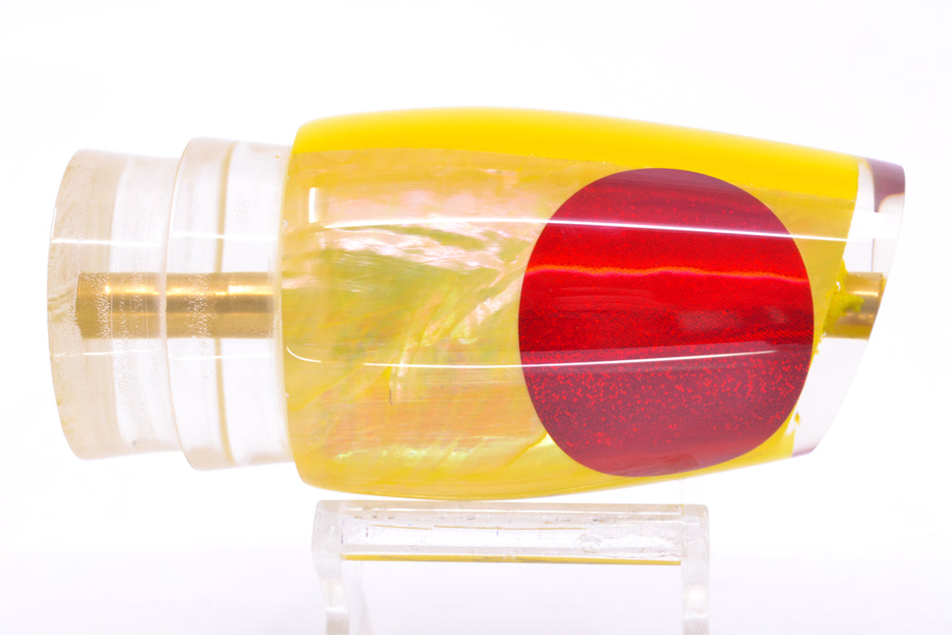 Koya Lures Yellow MOP Red Eyes Medium 861 12" 5.8oz