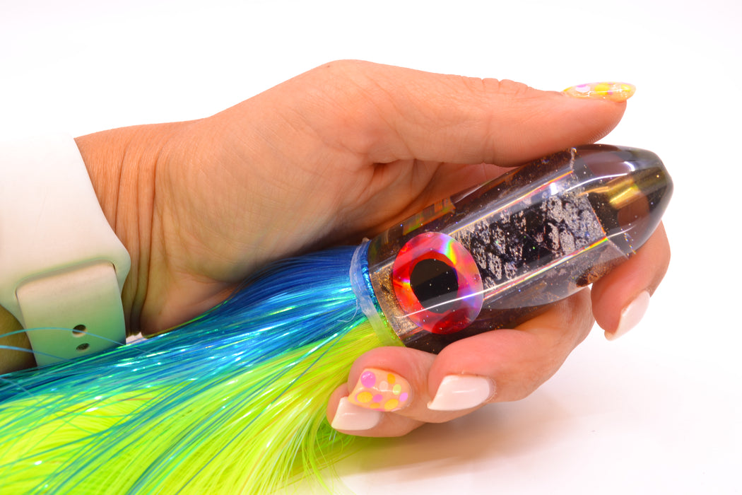 Ganku Lures Snake Skin Long Bullet 9" 7oz Strobez Royal Blue-Green GZE