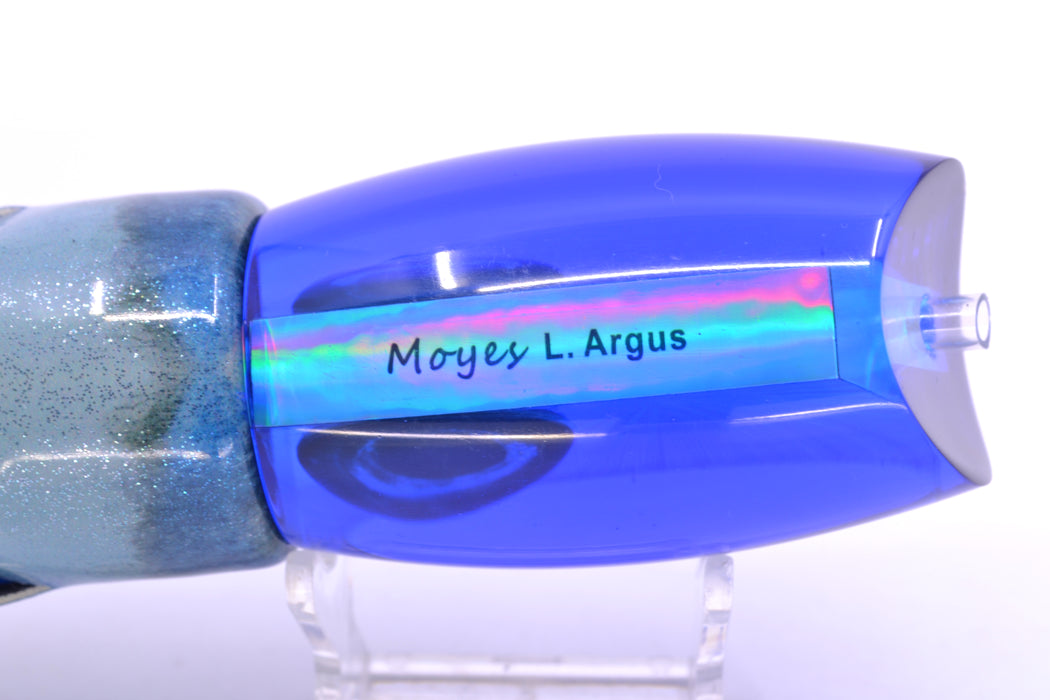 Moyes Lures Ice Blue Starburst Blue Back Large Argus 14" 8.5oz FT Vinyl Aku Revisited