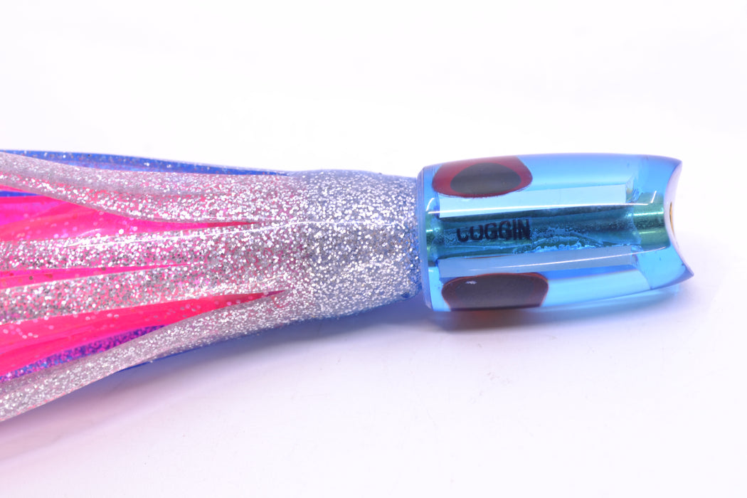 Coggin Lures Ice Blue Mirrored Tado Lo'ihi Peanut Scoop 4.5" 1oz Skirted Blue-Silver/Pink GZE