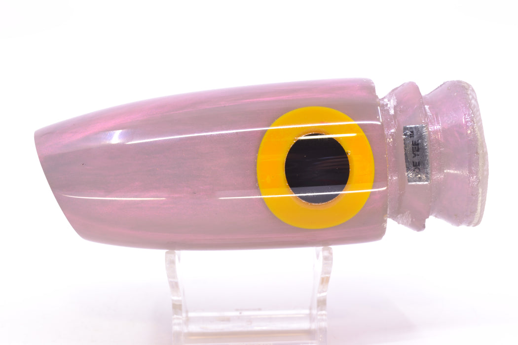 Joe Yee Purple Pearl Black-Yellow Handmade Eyes Super Plunger 14" 7oz New Pre-Owned