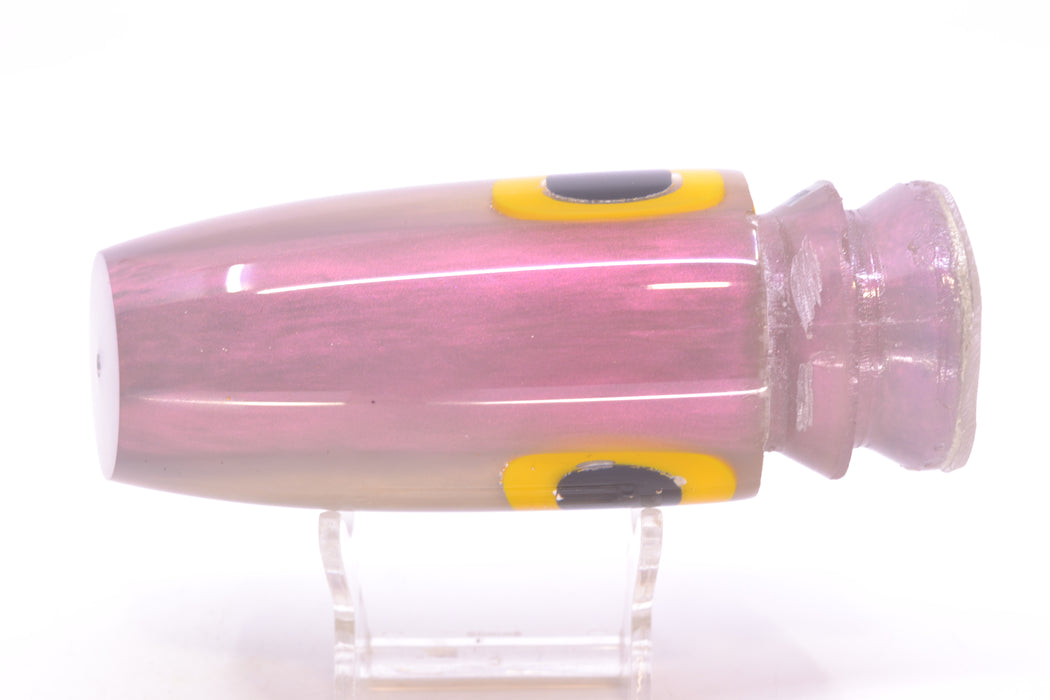 Joe Yee Purple Pearl Black-Yellow Handmade Eyes Super Plunger 14" 7oz New Pre-Owned