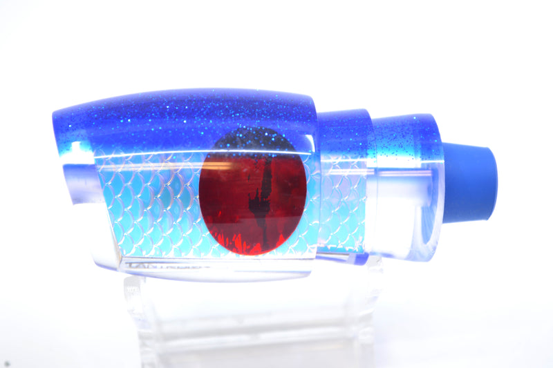 TANTRUM Lures Ice Rainbow Scale Blue Back Red Eyes Medium Bandit 9" 2.8oz