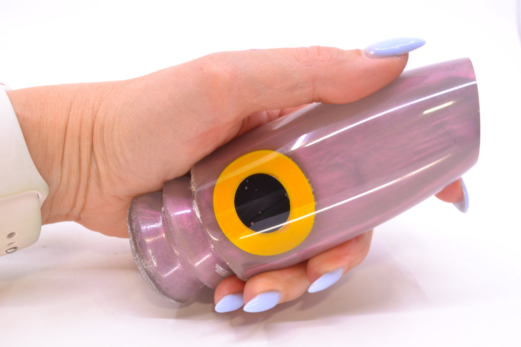 Joe Yee Purple Pearl Black-Yellow Handmade Eyes Super Plunger 14" 7oz New Pre-Owned