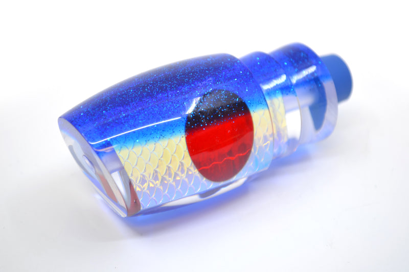 TANTRUM Lures Ice Rainbow Scale Blue Back Red Eyes Medium Bandit 9" 2.8oz