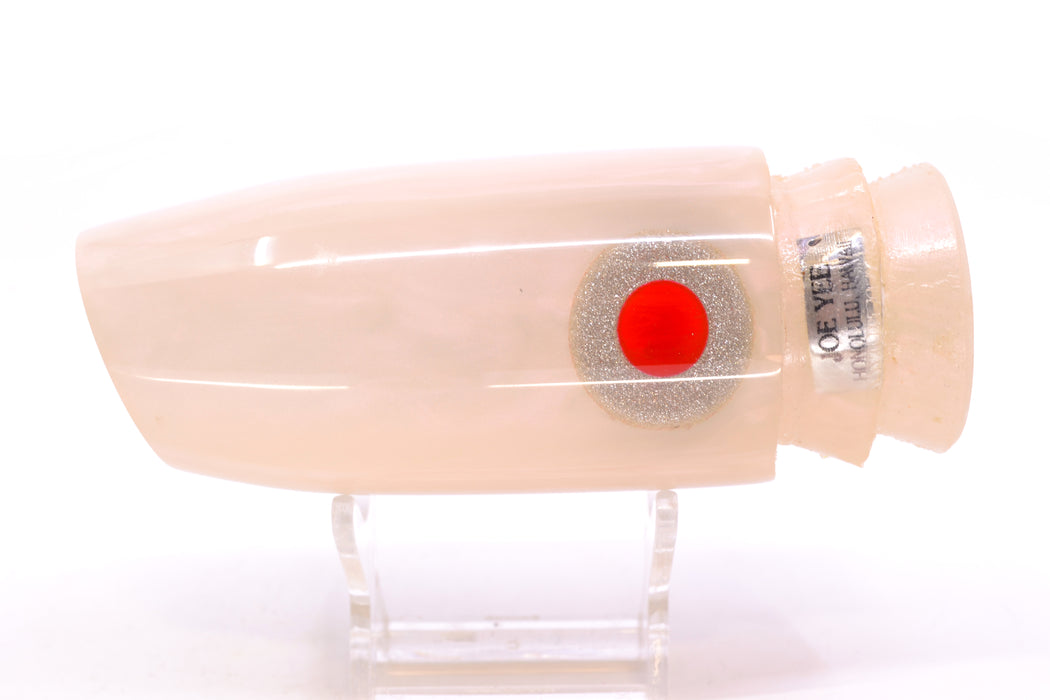 Joe Yee Strawberry Pearl Red-Silver Handmade Eyes Super Plunger 14" 7oz New Pre-Owned