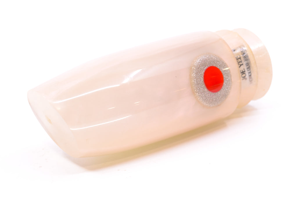 Joe Yee Strawberry Pearl Red-Silver Handmade Eyes Super Plunger 14" 7oz New Pre-Owned