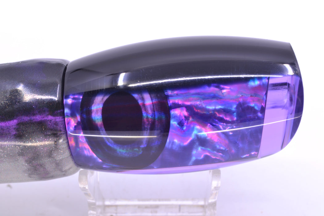 Moyes Lures Purple Awabi Black Back Large Argus 14" 8.5oz FT Vinyl Purple Drip