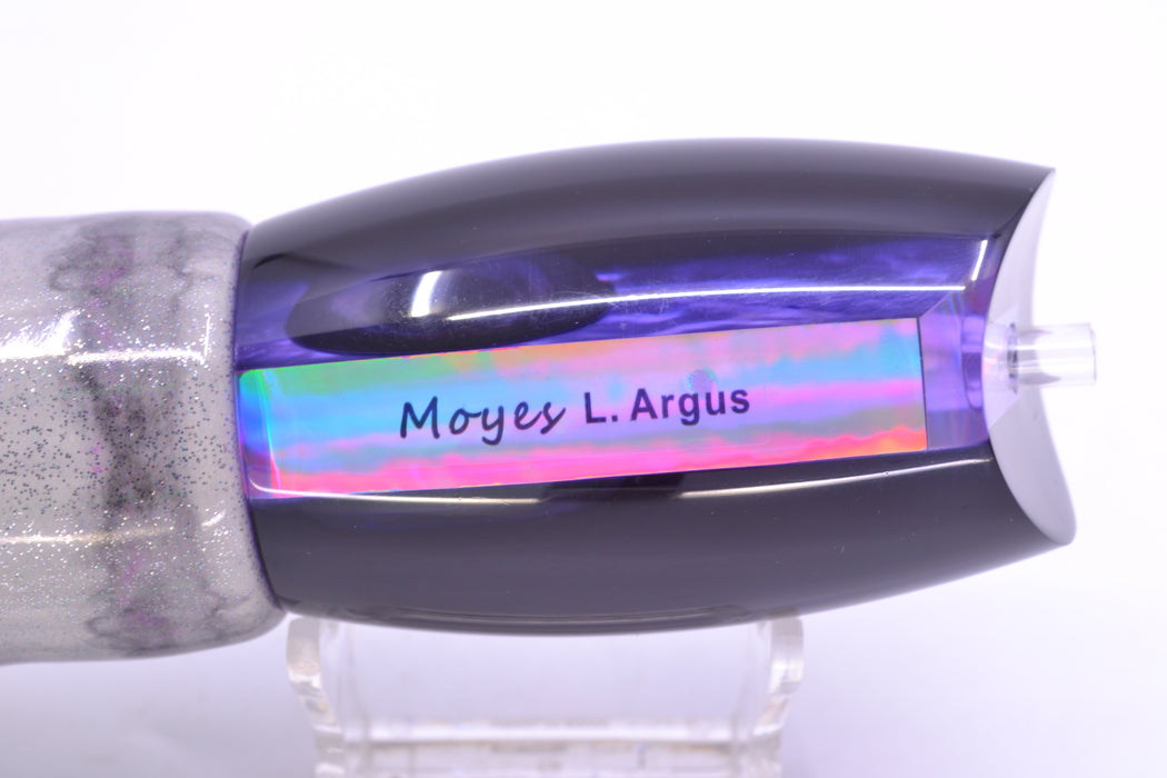 Moyes Lures Purple Awabi Black Back Large Argus 14" 8.5oz FT Vinyl Purple Drip