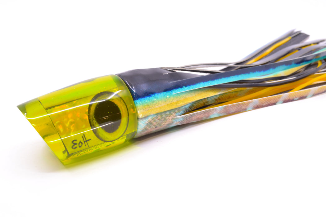 Marlin Magic Green/Gold Awabi Taxi Eyes Ruckus 12" 9oz Fire Tailz Vinyl Yellowfin