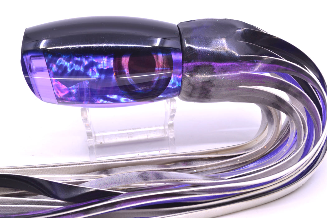 Moyes Lures Purple Awabi Black Back Large Argus 14" 8.5oz FT Vinyl Purple Drip