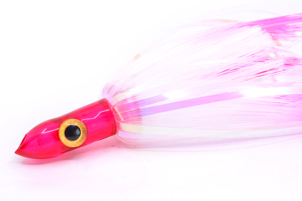 Iland Lures Flasher Series Crystal-Pink Hair Pink Head Jr. Dredge Ilander 6.5" 1oz DJR454F-PKC