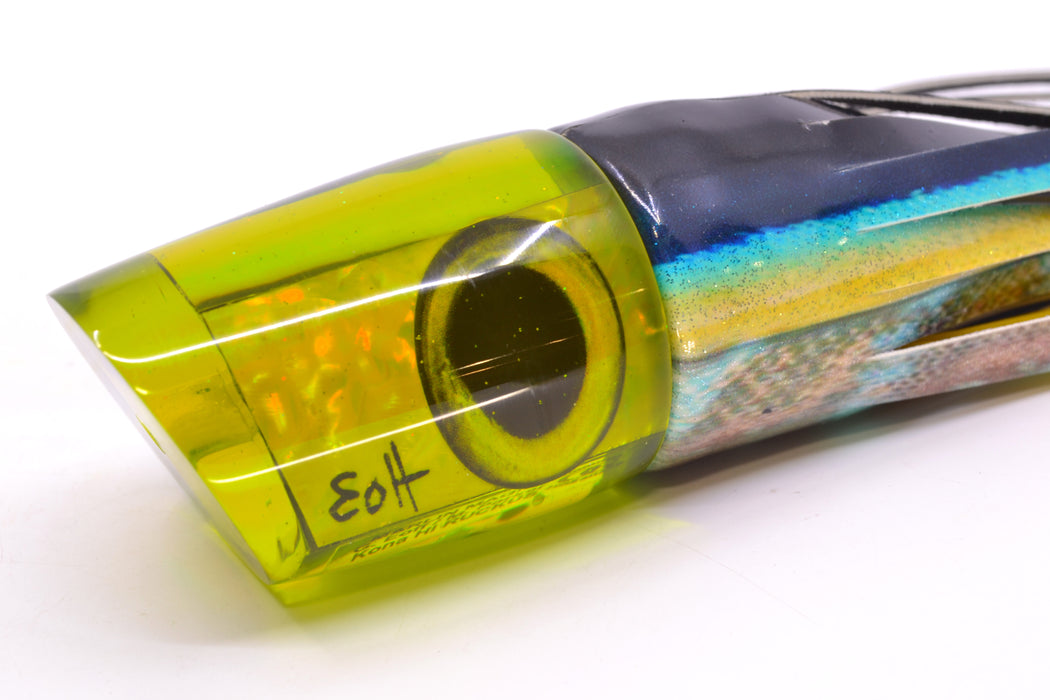 Marlin Magic Green/Gold Awabi Taxi Eyes Ruckus 12" 9oz Fire Tailz Vinyl Yellowfin