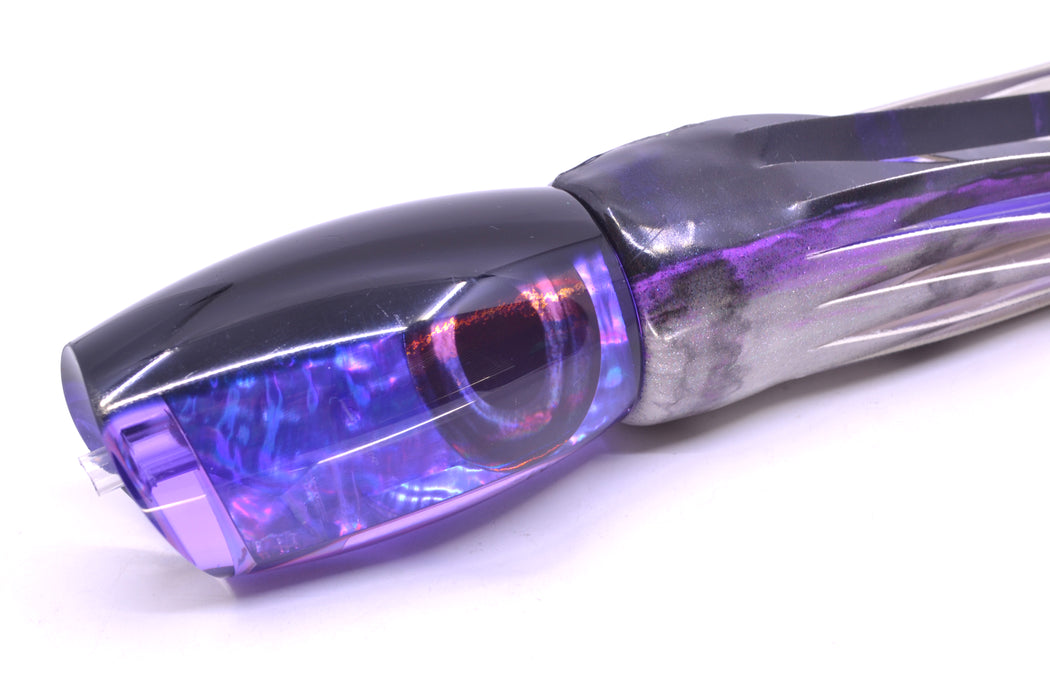 Moyes Lures Purple Awabi Black Back Large Argus 14" 8.5oz FT Vinyl Purple Drip