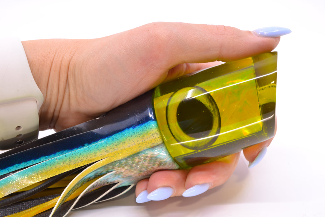 Marlin Magic Green/Gold Awabi Taxi Eyes Ruckus 12" 9oz Fire Tailz Vinyl Yellowfin
