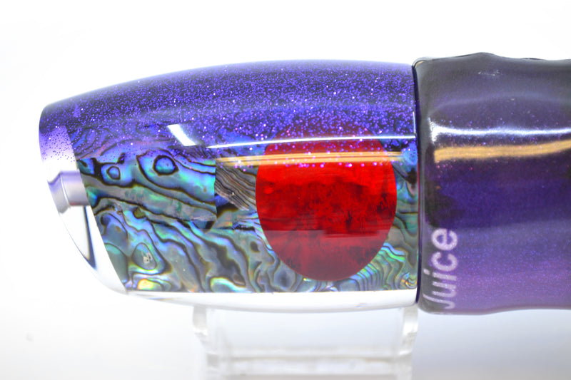 TANTRUM Lures Paua Shell Purple Back XL Bandit 14" 12.7oz Fire Tailz Vinyl Grape Juice