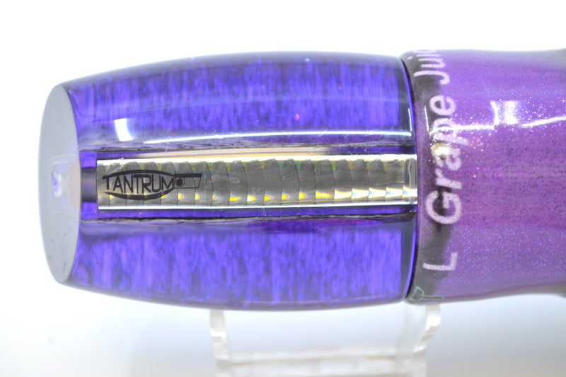 TANTRUM Lures Paua Shell Purple Back XL Bandit 14" 12.7oz Fire Tailz Vinyl Grape Juice