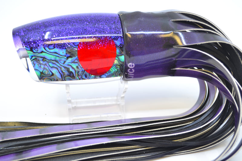 TANTRUM Lures Paua Shell Purple Back XL Bandit 14" 12.7oz Fire Tailz Vinyl Grape Juice