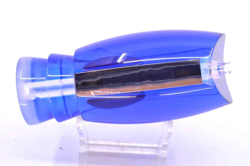 Moyes Lures Clear Mirrored Blue Back Red Eyes Large Argus 14" 6.5oz
