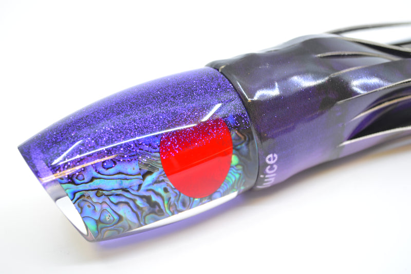 TANTRUM Lures Paua Shell Purple Back XL Bandit 14" 12.7oz Fire Tailz Vinyl Grape Juice