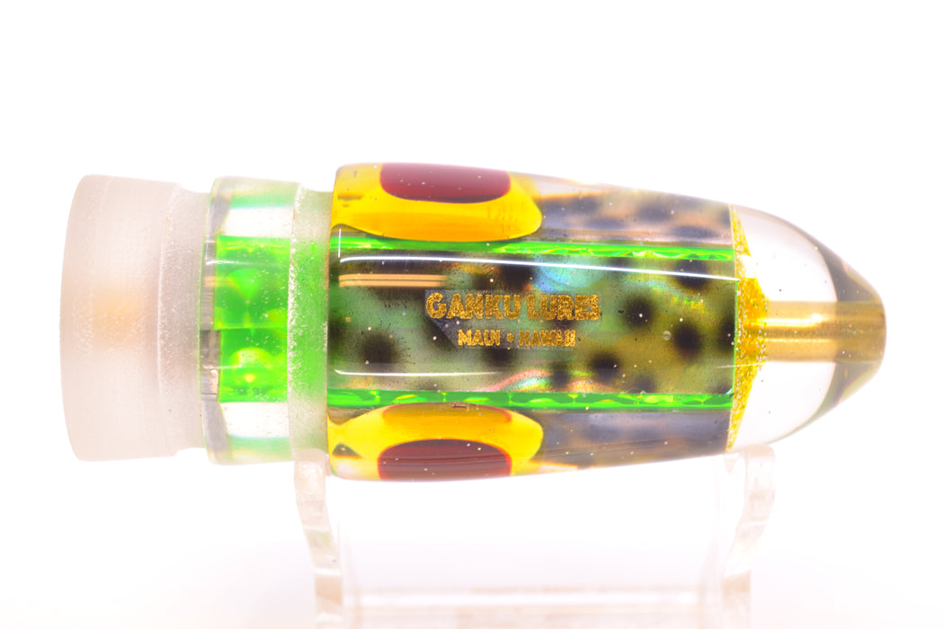 Ganku Lures Green Rainbow "Tiger Cowrie" Short Bullet 9" 5.2oz GZE