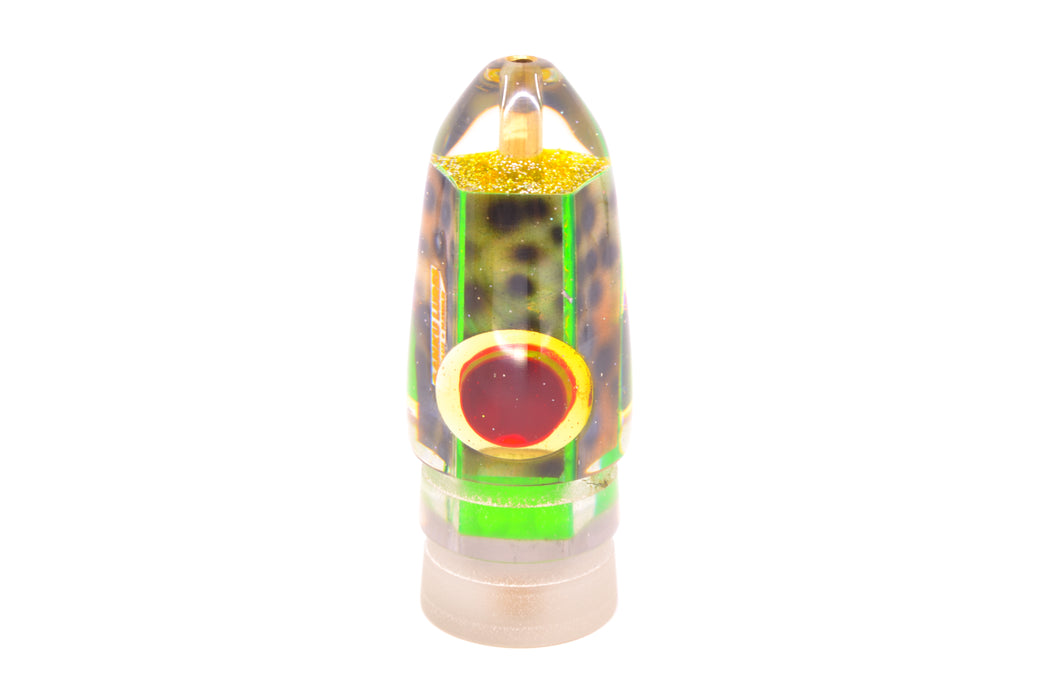 Ganku Lures Green Rainbow "Tiger Cowrie" Short Bullet 9" 5.2oz GZE