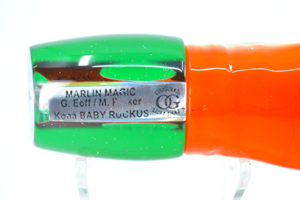 Marlin Magic Orange MOP Green Back Taxi Eyes Baby Ruckus 10" 6.5oz Skirted