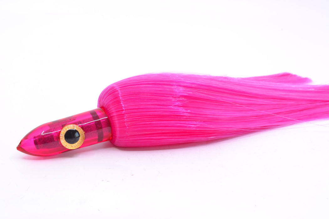 Iland Lures Pink Hair Pink Head "Hawaiian Eye" Ilander 8.5" 2.5oz IL404-PK