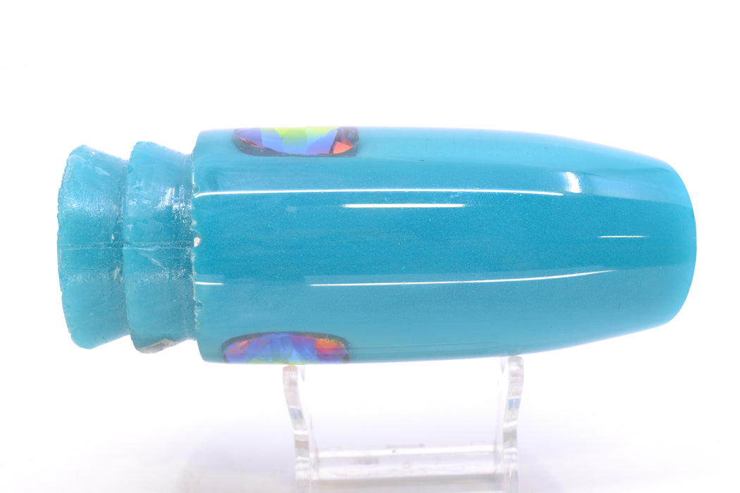 Joe Yee Teal Pearl Jewel Eyes Super Plunger 14" 7.5oz New Pre-Owned